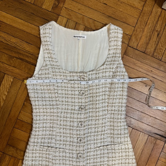 Reformation Jamie Tweed Mini Dress - Picture 5 of 8